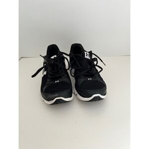Under Armour Micro G Assert 6 Running Shoes Womens 9 Black White 1266252-001